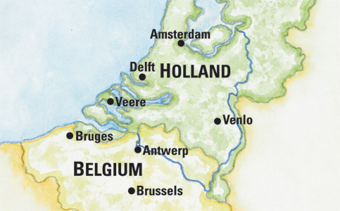 HollandBelgiumMap
