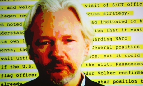 Assange joins party for his book When Google Met WikiLeaks to discuss the consequences of Google’s power in the 21st century