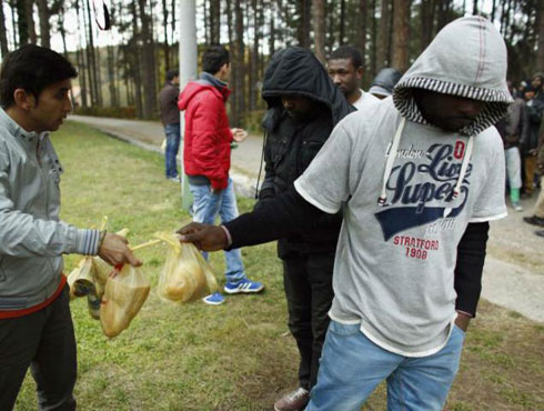 Азиланти у Србији (фото: Reuters)