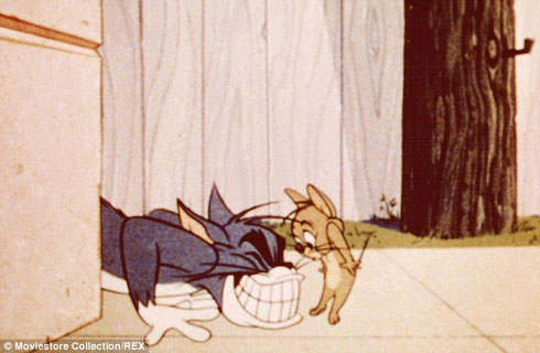 Цртани је направљен 1940. године, и у његовом средишту је ривалитет мачке (Том) и миша (Џери)