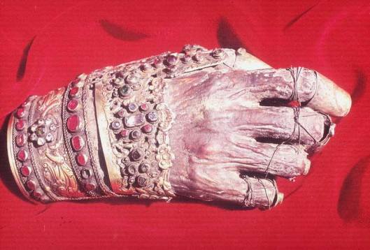 Рука светог Јована Златоустог (кликните за већу слику)