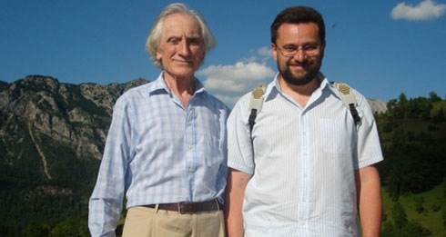 Комнен Бећировић и аутор интерјуа др Иван Радовић