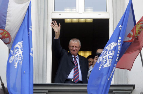 Војислав Шешељ по доласку из Хага