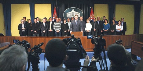 Очи у очи: Влада Србије и новинари (Фото: Фонет)