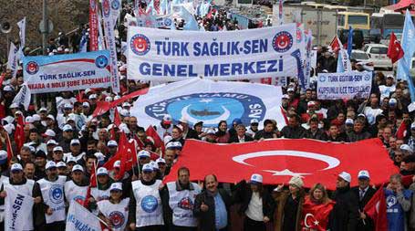 Анкара, 04.04.2015 - протест турских синдиката у Анкари