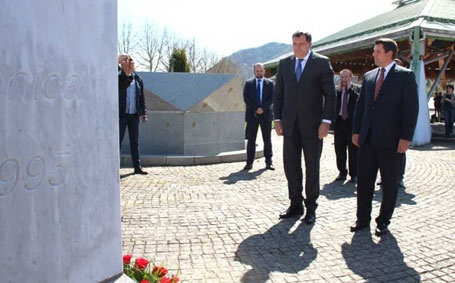 Милорад Додик у Сребреници