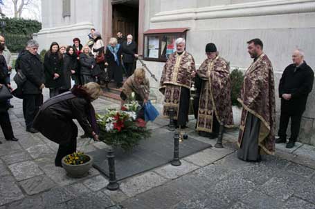 Београд, 03.04.2015 - помен српском филозофу и просветитељу Доситеју Обрадовићу у Саборној цркви