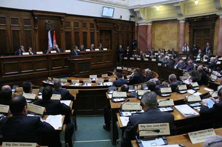 Београд, 31.03.2015 - отварање 88. Роуз–Рот семинара Парламентарне скупштине НАТО у Скупштини Србије: Ивица Дачић