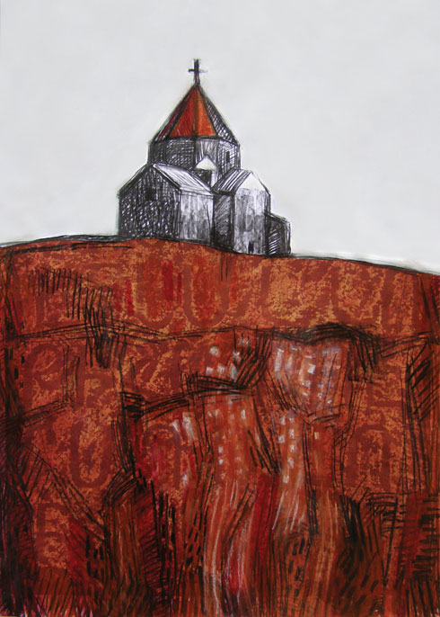 Севанаванк (Илустрација: Анамарија Вартабедијан)