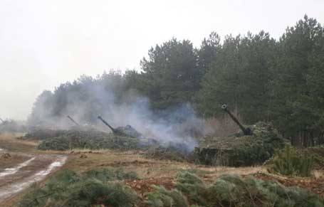 Полигон „Пасуљанске ливаде“/Ћуприја, 30.03.2015 - једнострана тактичка вежба с бојевим гађање „Ибар 2015“ на тему „Механизовани батаљон у нападу“ Друге бригаде Копнене војске Војске Србије