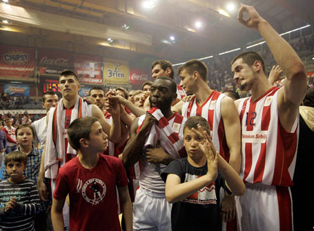 Хала „Пионир“/Београд, 14.04.2015 - прва утакмица полуфинала плеј-офа 14. регионалне, АБА лиге Црвена звезда Телеком - Партизан НИС, 73:64 (24:13, 14:18, 17:21, 18:12)