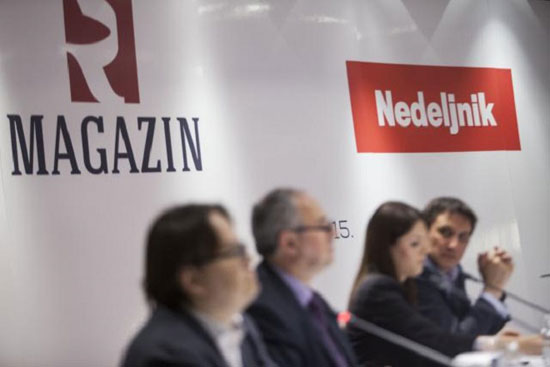 Промоција првог броја часописа „R magazin“ – специјалног издања Росијске газете која од маја редовно излази уз Недељнику хотелу Метропол. (Фото: ТАнјуг/Марко Ђоковић)