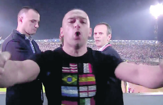 Немила сцена после утакмице Србија - Албанија: узвикивање 