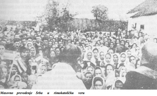 Масовно покатоличавање. Из: 