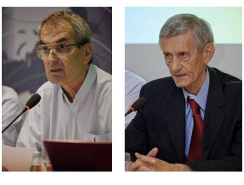 Ратко Шкрбић и Радован Радиновић