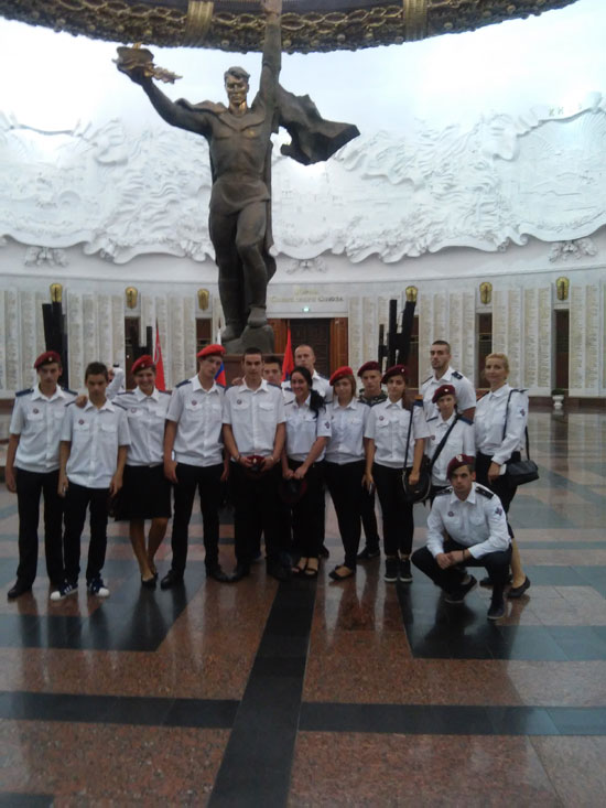 Српскa делегaцијa у Музеју Отаџбинског рата