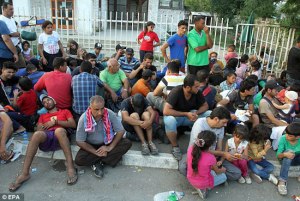 Мигранти у Прешеву