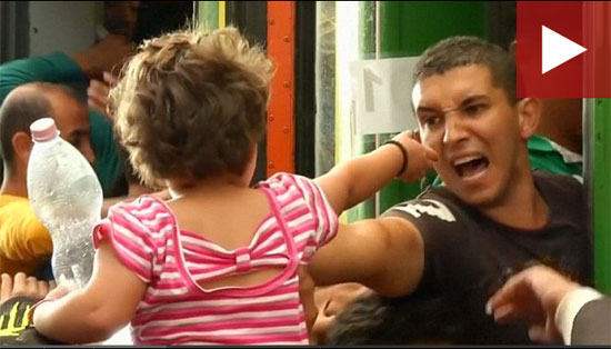 Грабеж миграната за место у возу