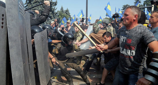 Немири у Кијеву крајем августа 2015. 