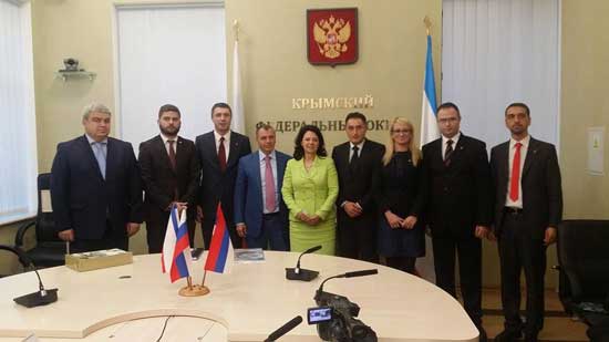Делегација Патриотског блока Србије на Криму