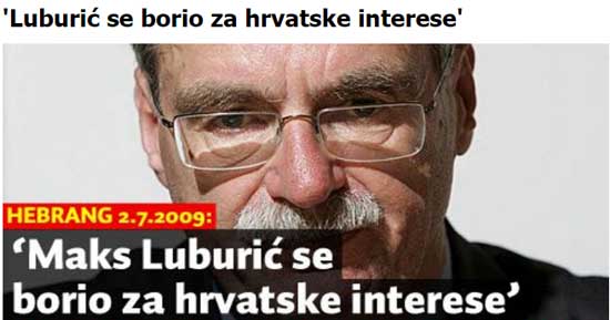 Изјава сина Андрије Хебрнага о Лубурићу (Извор: Јутарњи лист)