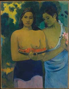 Пол Гоген: Две Тахићанке (1899)
