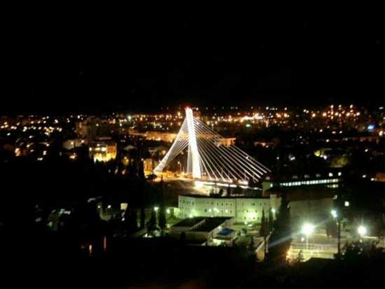 Подгорица ноћу (Извор:  Cafe del Montenegro)