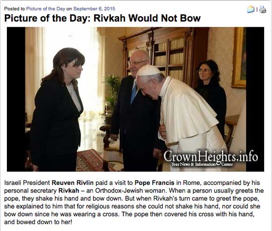 Pope-Bows-to