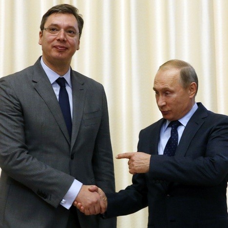 Александар Вучић и Владимир Путин