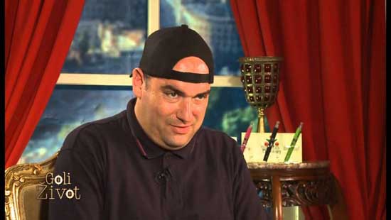 Бојан Јовановић („ђакон Серафим“) у емисији код Миломира Марића „Голи живот”