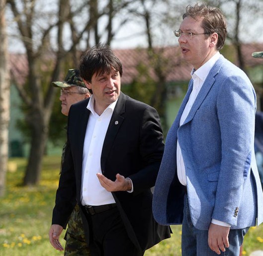 Братислав Гашић и премијер Александар Вучић (Фото М.О.)