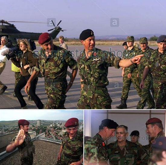 Принц Чарлс у Приштини, 1999. године, са НАТО генералима