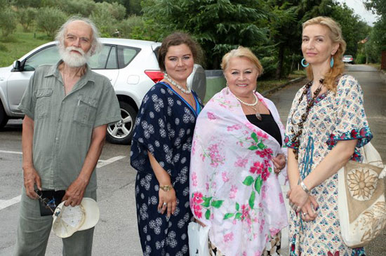 Руски уметници и Милана Бабић