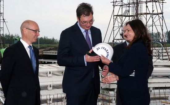 Александар Вучић током једне посете Смедереву (Извор:  Semendria.com)