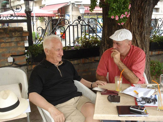 Матија Бећковић и Горан Лазовић