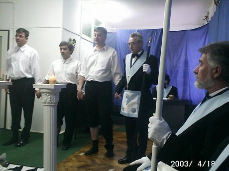 Иницијација високог српског политичара у масоне