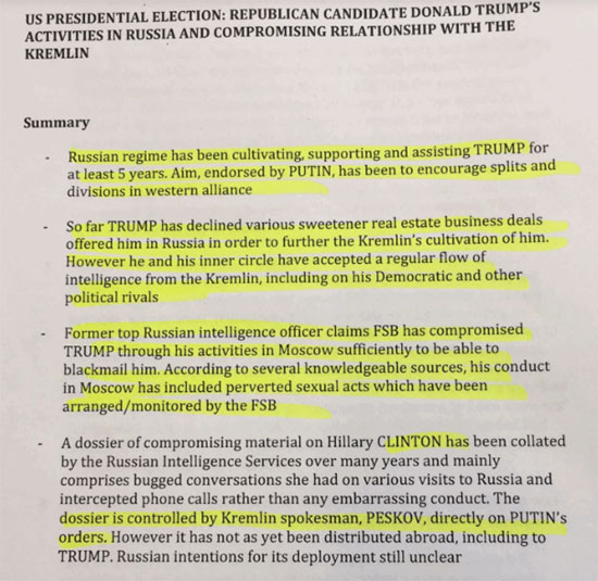 Део извештаја који је објавио BuzzFeed