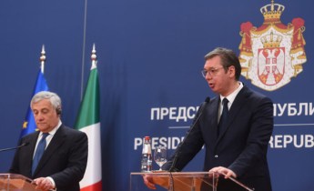 Антонио Тајани и Александар Вучић (Фото: Танјуг)